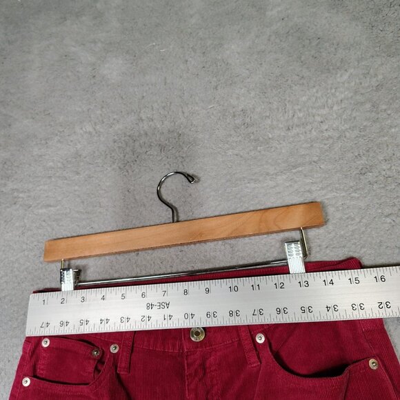 J.Crew Pants Women 29 Pink Corduroy Stretch High-Rise Straight Leg Classic Retro - Picture 7 of 11